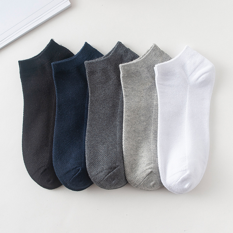 Ankle Sock Low Cut - 10 çift/grup erkek çorapları pamuk örgü