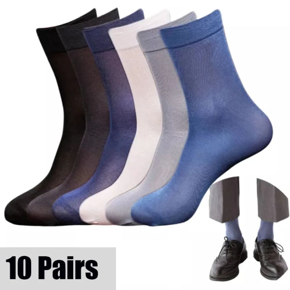 Silk Sock Bamboo - 10 çift Günlük Kullanıma Uygun Nefes