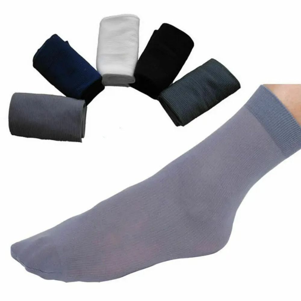 Silk Sock Bamboo - 10 çift Rahat Nefes Alabilen Erkek