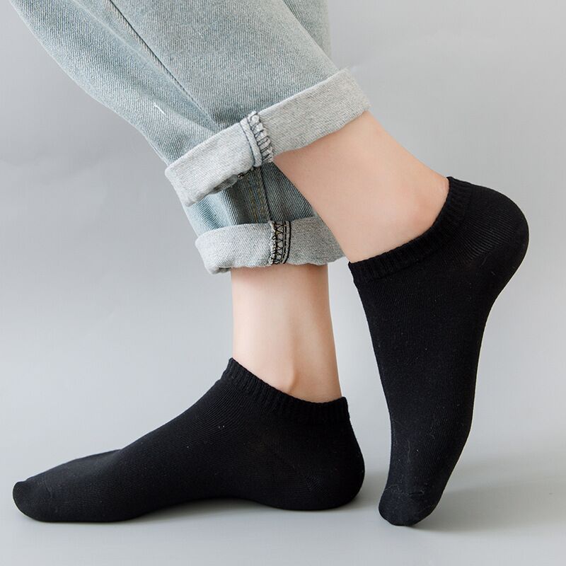 10 Çift Toplu Siyah & Beyaz Gö - Ankle Sock Low Cut incelemesi ve fiyatı